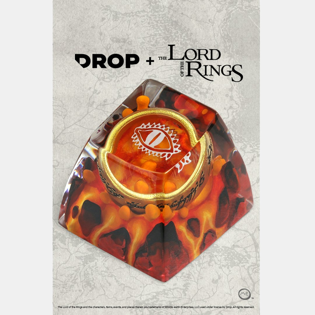 Drop + The Lord of the Rings The One Ring Artisan Keycap