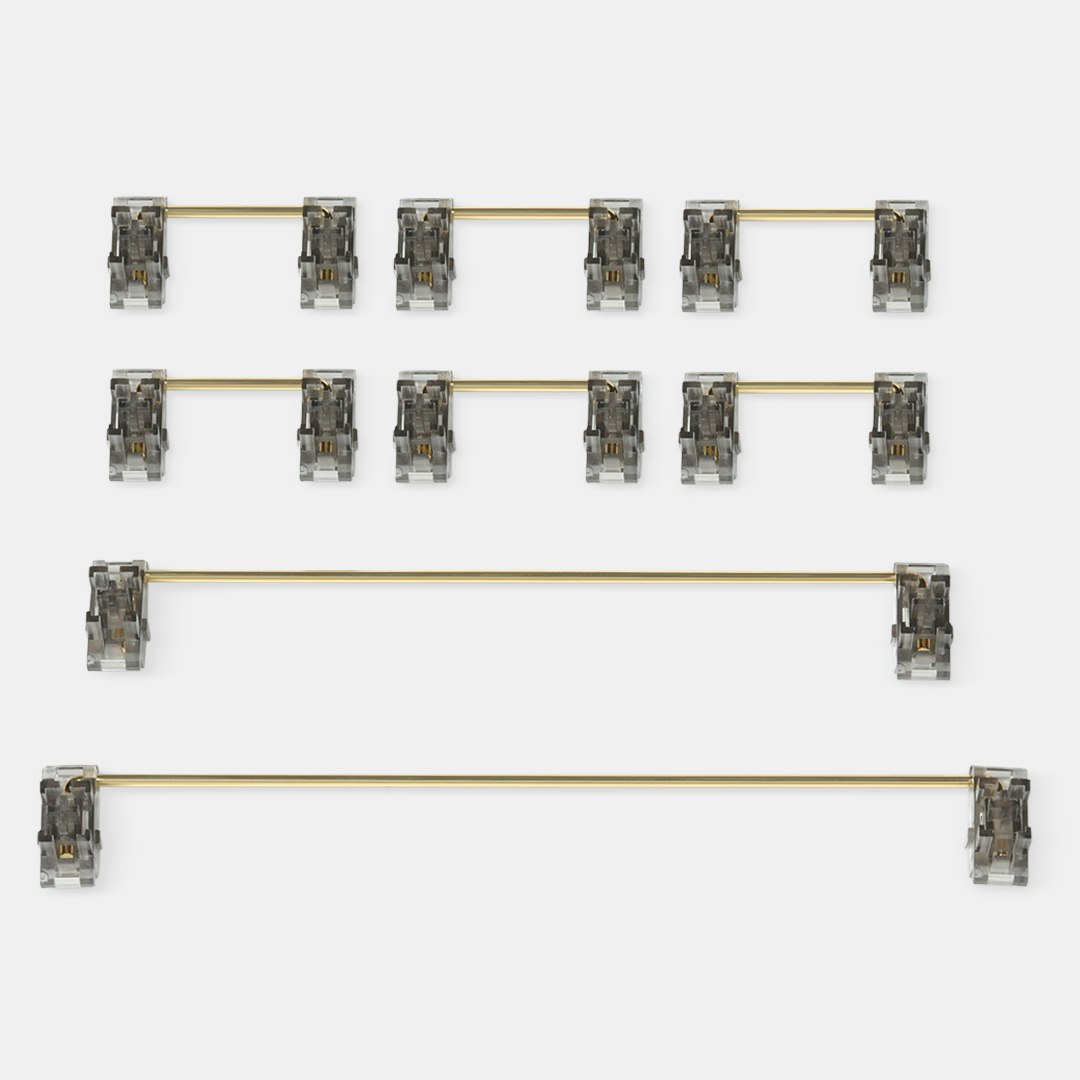 Everglide Panda V3 Gold-Plated Mounted Stabilizers