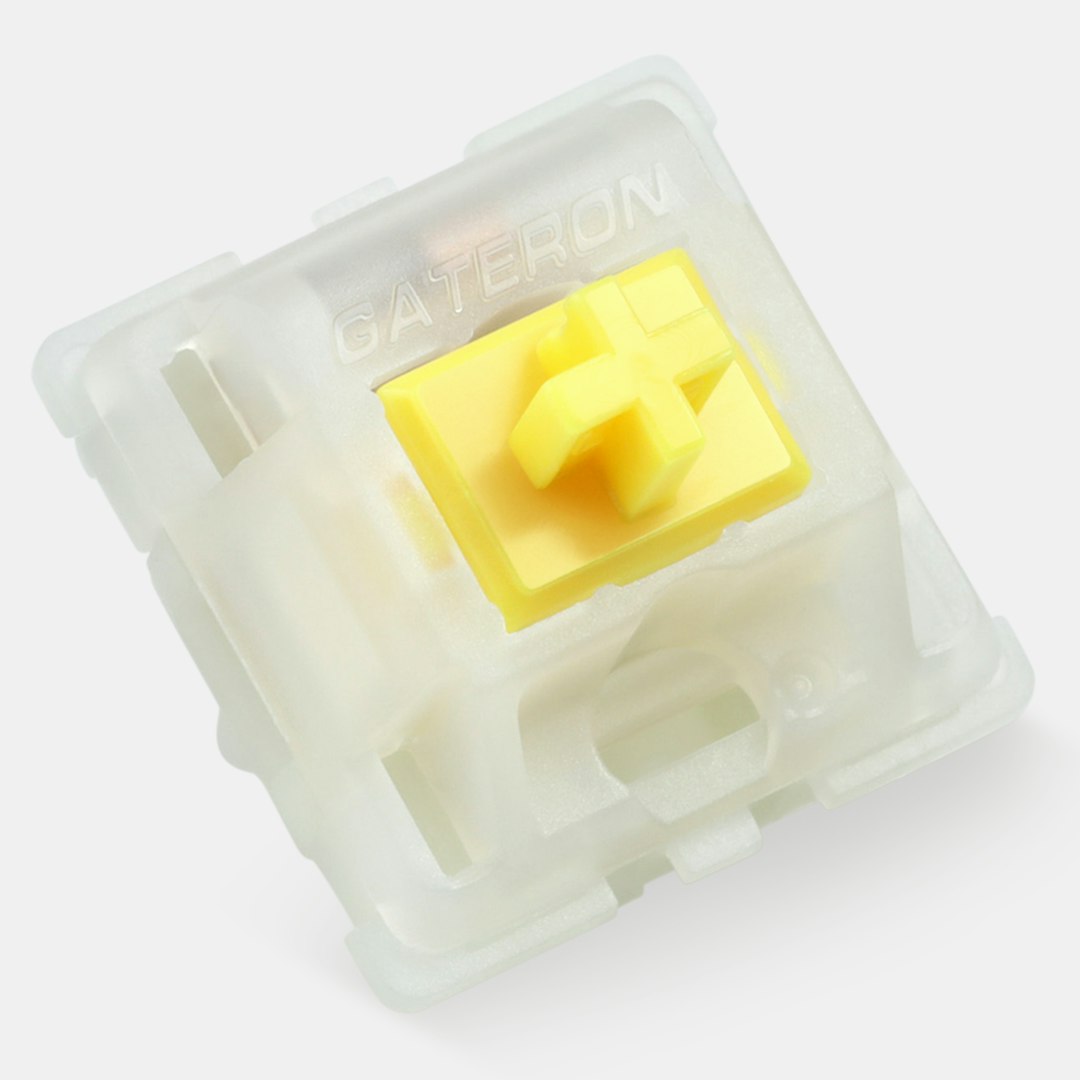 Gateron KS-3 Milky Yellow Pro Linear Switches