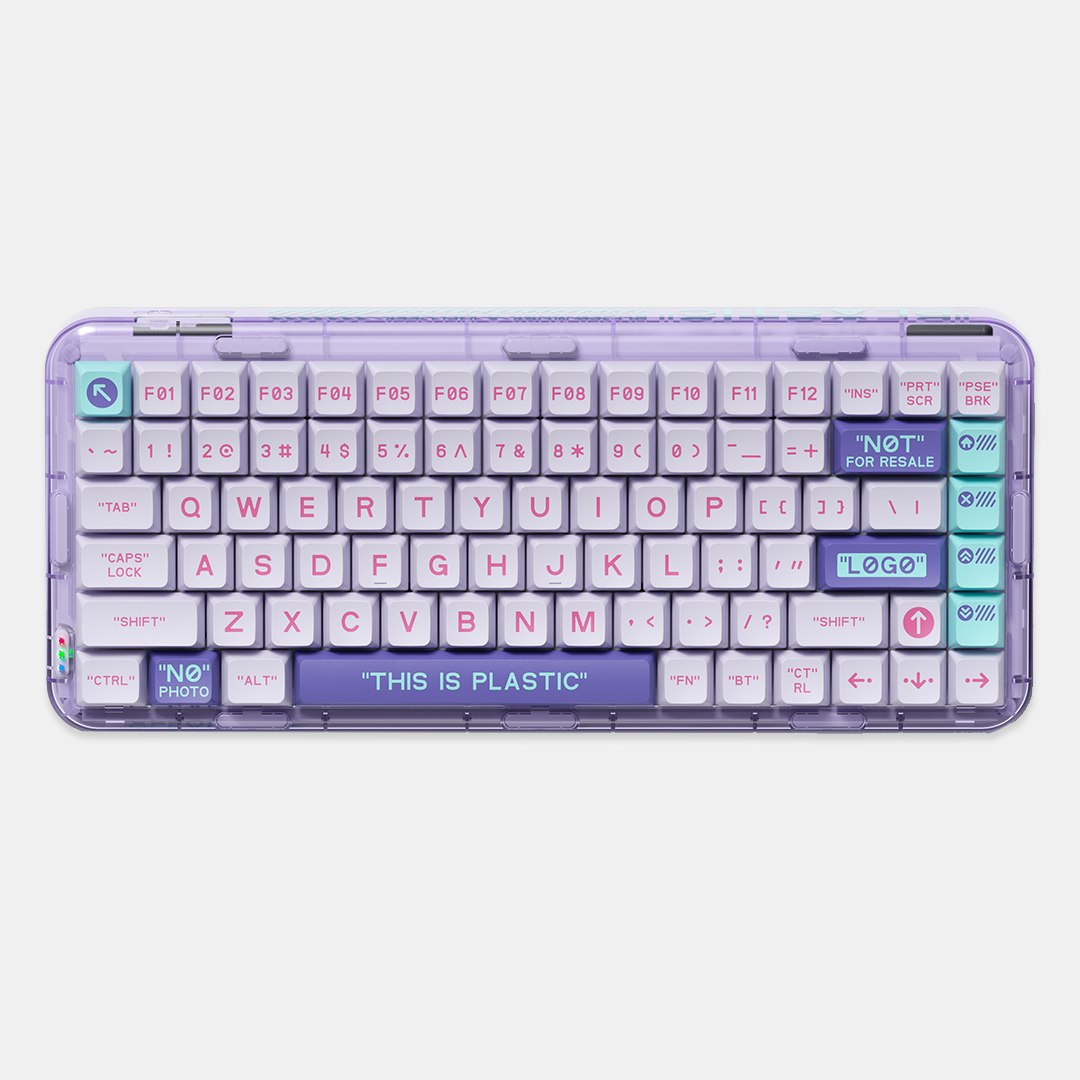 MelGeek Mojo84 Vaporwave Wireless Mechanical Keyboard