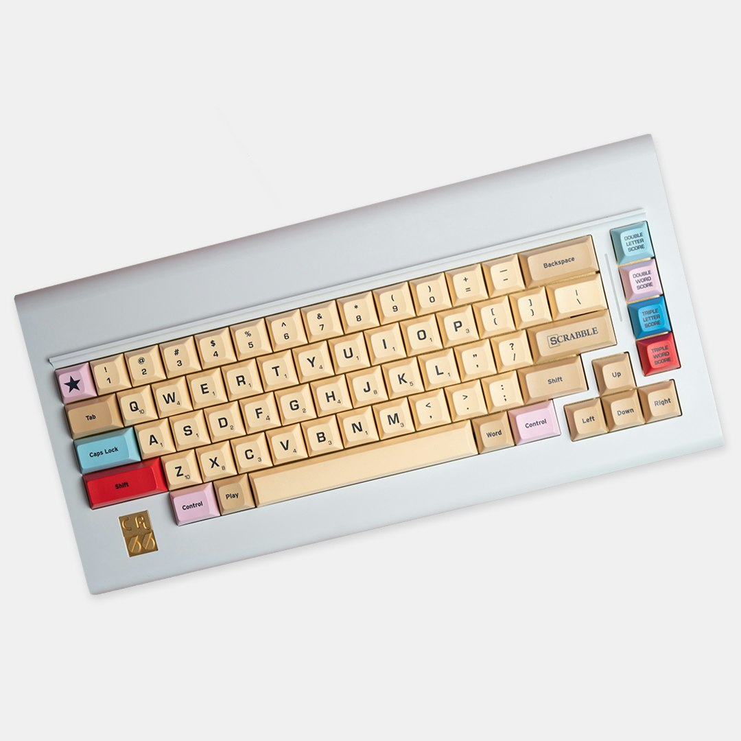 DSA Scrabble Keycap Set by Clackeys