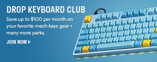 Drop Keyboard Club | Join Now >
