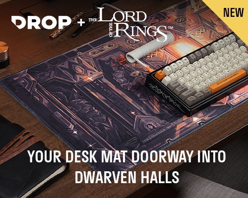 Drop + The Lord of the Rings™ Dwarven Desk Mat | Preorder Now >