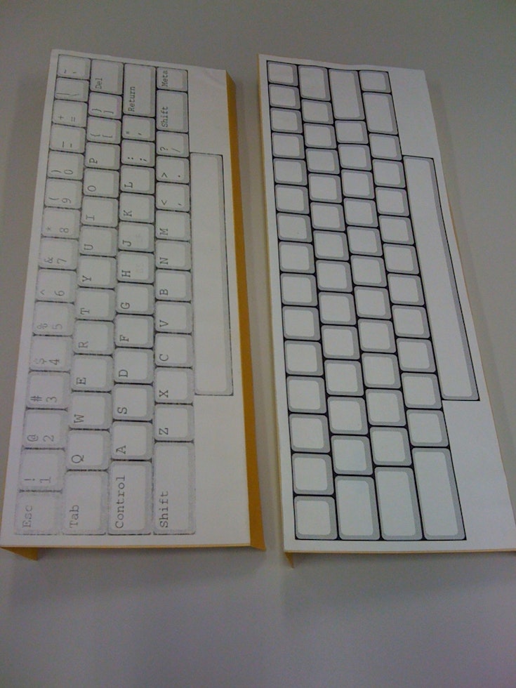 Happy Hacking Keyboard Pro 2 Printed White Background
