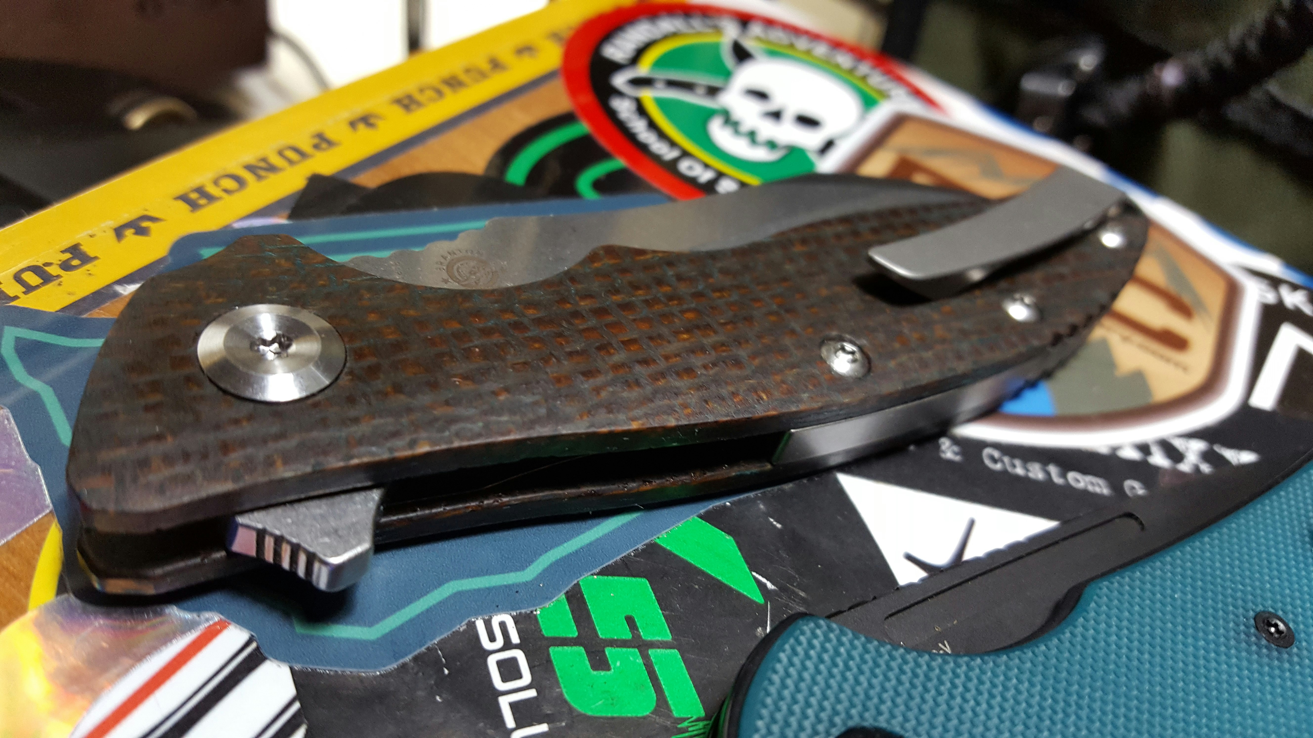 How To Dye Knife Scales Drop