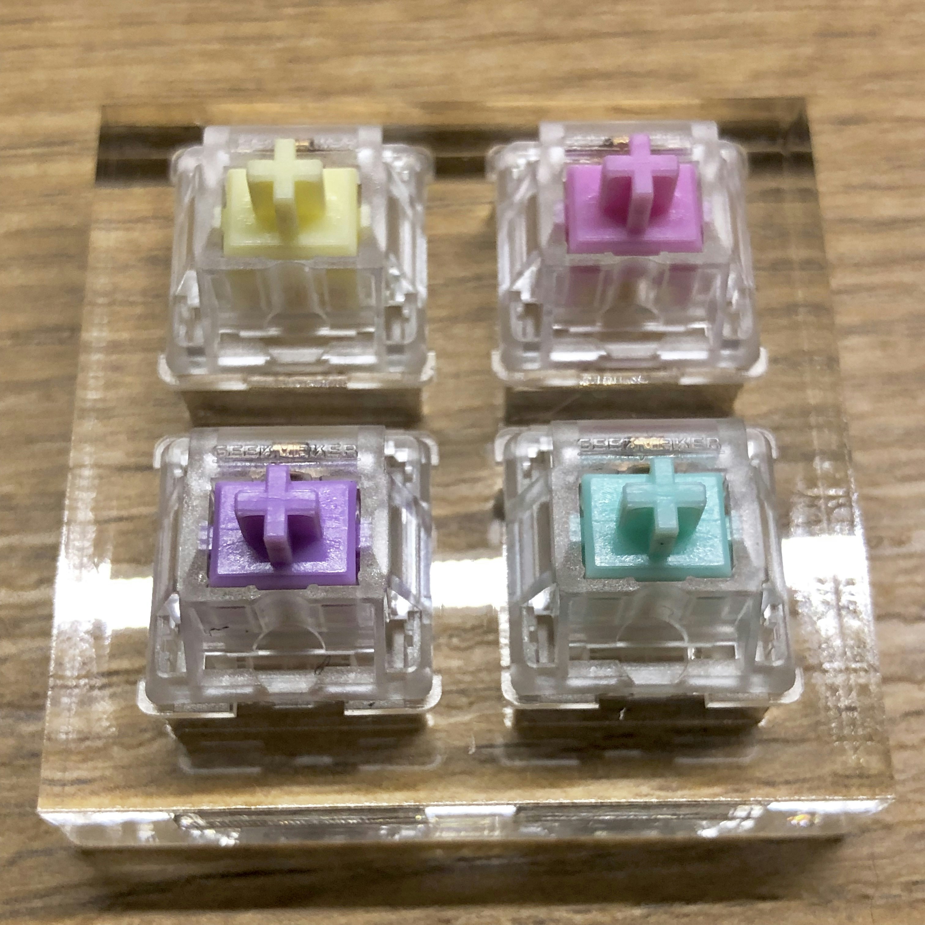 GeekMaker Creamy Switches (Set of 70, 90, or 110) Discussions