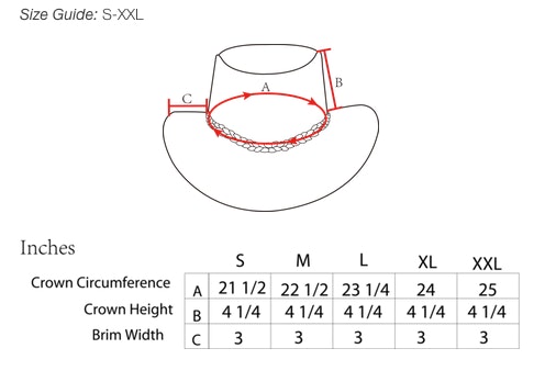 L Xl Hat Size Chart