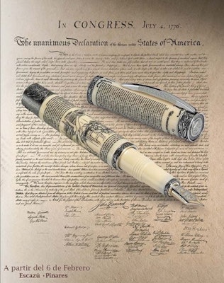 
	Visconti Declaration of Independence Fountain Pen at FahrneysPens.com

