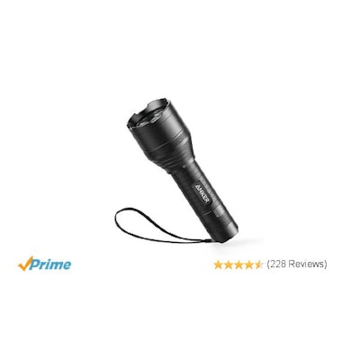 Amazon.com: Anker Ultra-Bright Tactical Flashlight with 1300 Lumens, Rechargeabl