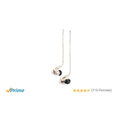 Shure SE535-CL Sound Isolating Earphones with Triple High Definition