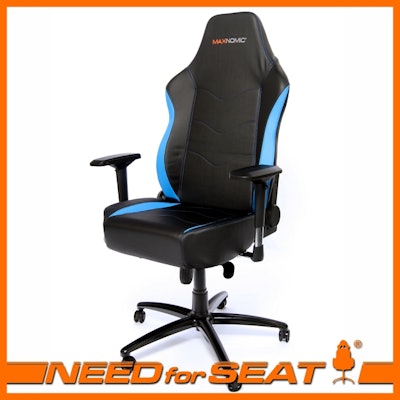 MAXNOMIC Computer XL Gaming Office Chair - TITANUS BLUE | NEEDforSEAT USA