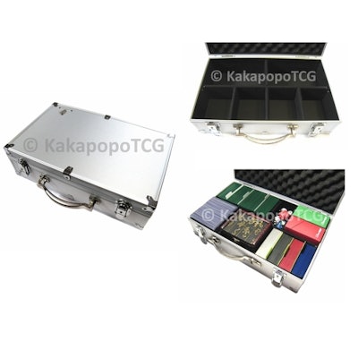 Lockable TCG Briefcase A3 Silver | KakapopoTCG