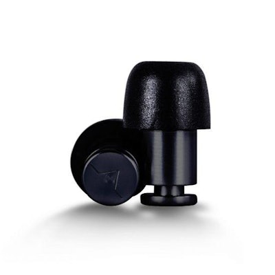 Isolate Aluminum Earplugs in black by Flare Audio Ltd