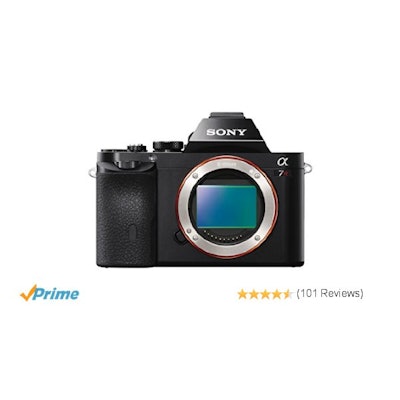 Sony a7R Full-Frame Mirrorless Digital Camera - Body Only : Compact