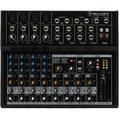 Mackie Mix12FX 12-input Compact Mixer with Effects | Sweetwater.com