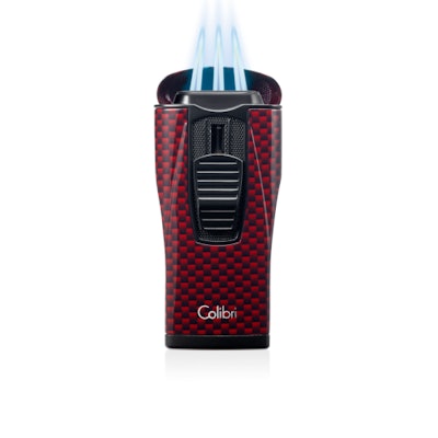 Colibri Monaco carbon fiber triple-jet flame cigar lighter  | Colibri