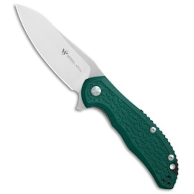 Steel Will Modus F25-12 Liner Lock Knife Green FRN (3.25" Satin)   - Blade HQ