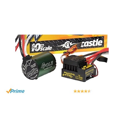 Amazon.com: Castle Creations 010-0066-09 Mamba Max Pro ESC with 7700KV 4-Pole Mo