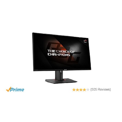 Amazon.com: ASUS PG278QR 27" 1ms 165Hz G-SYNC Eye Care Gaming Screen LCD Monitor