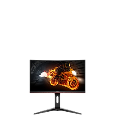 AOC C24G1 24" Curved Frameless Gaming Monitor, FHD 1080p, 1500R VA Panel, 1ms 14