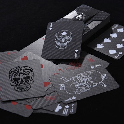 Premium Carbon Fiber Playing Poker Card // Class Edition