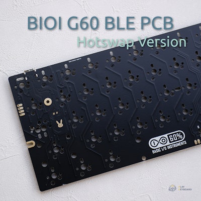BIOI G60BLE PCB R2 - Custom 60% Bluetooth PCB