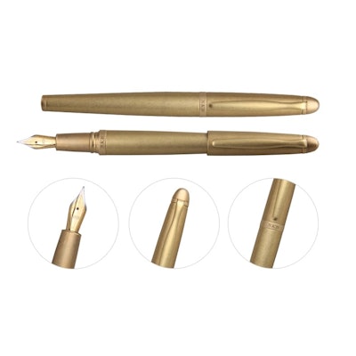 RS-308N Gentleman's Fountain Pen - Brass Edition – SKB