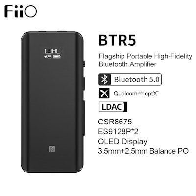 FiiO BTR5 Portable Bluetooth Headphone Amplifier AptX HD LDAC USB DAC