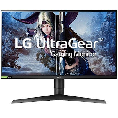 LG 27GL850-B 27 Inch Ultragear QHD Nano IPS 1ms NVIDIA G-Sync Compatible Gaming 
