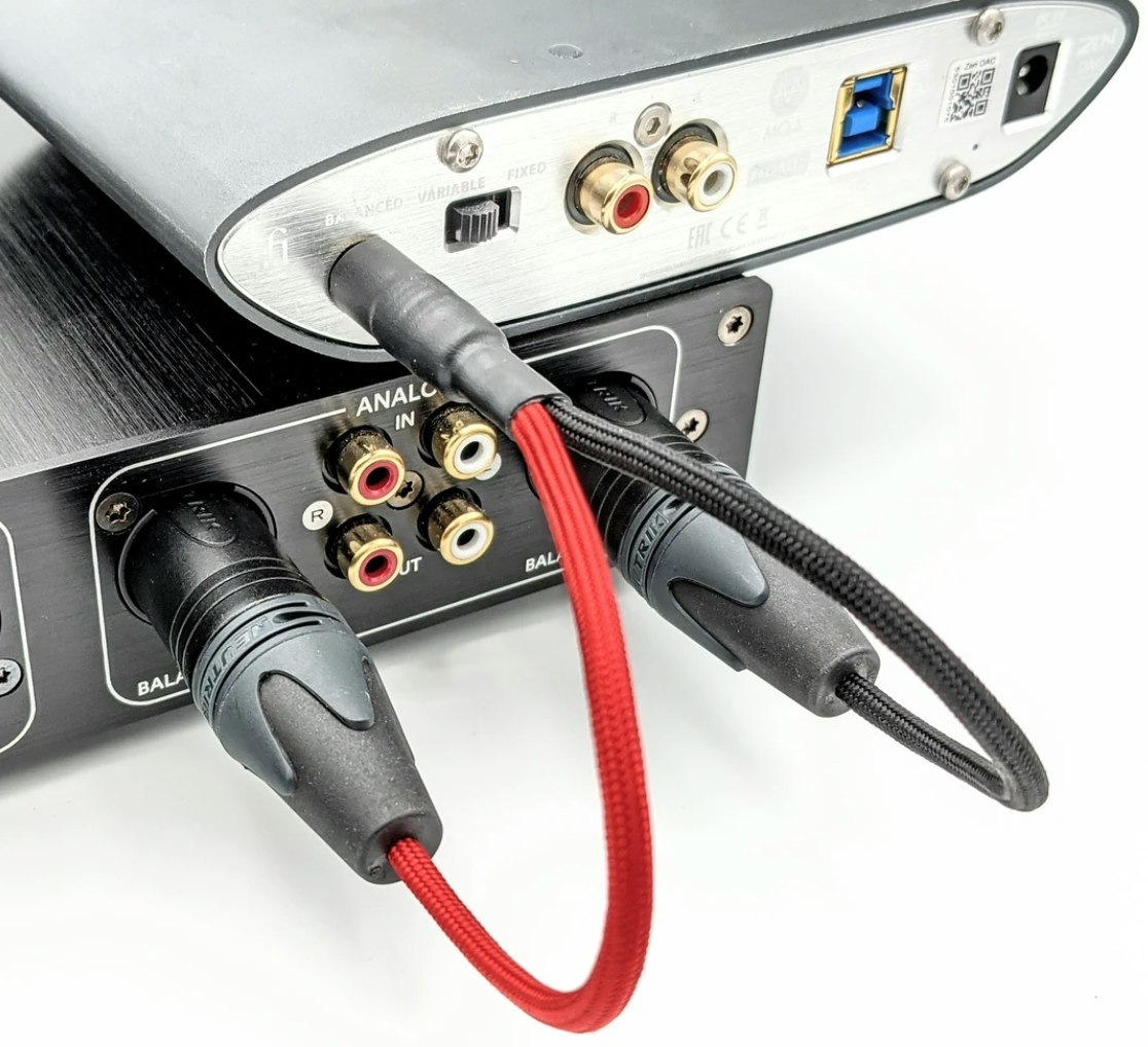 Balanced cable for iFi Zen DAC (4.4mm Pentaconn) to preamplifier (dual
