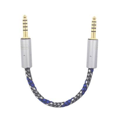 YOUKAMOO: 4.4mm Male-to-Male Balanced 5-Pole 8-Core Silver-Plated Cable (10cm)