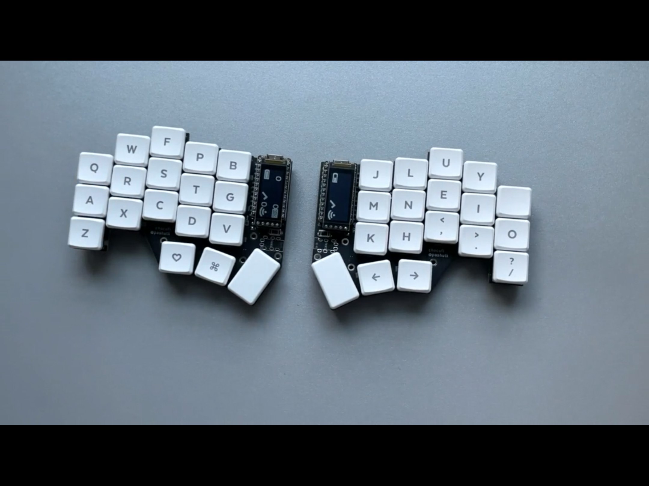 Chocofi: Split 36-key hotswap keyboard DIY KIT - kriscables