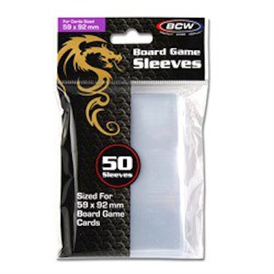 BCW Gaming Board Game Sleeves - 59Mm X 92Mm | BCW Supplies