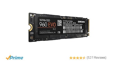 Amazon.com: Samsung 960 EVO Series - 1TB PCIe NVMe - M.2 Internal SSD (MZ-V6E1T0