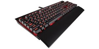 Corsair Gaming K70 Rapidfire Mechanical Keyboard - Cherry MX Speed - Backlit Red