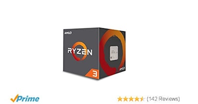AMD Ryzen 3 1200 Desktop Processor with Wraith Stealth Cooler (YD120
