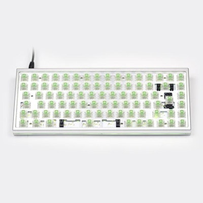   Fully assembled KBD75 mechanical keyboard.– KBDfans