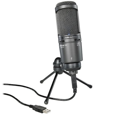 Amazon.com: Audio-Technica AT2020USB PLUS Cardioid Condenser USB Microphone: Mus
