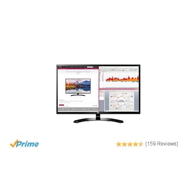 LG 32MA68HY-P 32-Inch IPS Monitor with Display Port and HDMI Inputs: