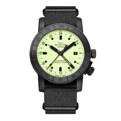 Glycine Airman 42 GMT automatic watch