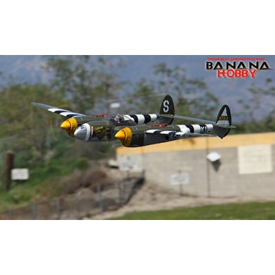 5 CH BlitzRCWorks California Cutie P-38 Lightning V2 RC Warbird Airplane - Radio