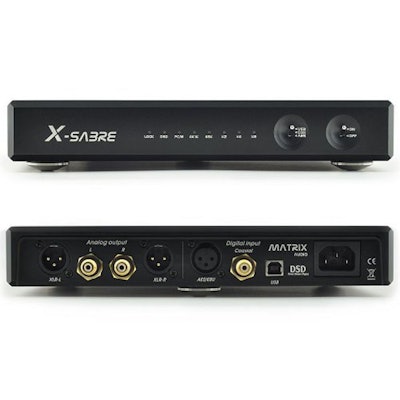Matrix X-SABRE 32Bit / 384KHz ES9018+XMOS DSD DXD Audio DAC - Professional Audio