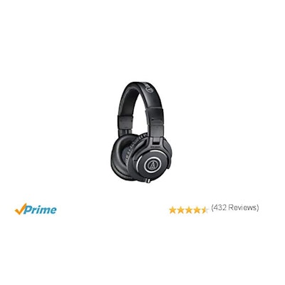 Audio-Technica ATH-M40x Professional Headphones: Amazon.ca: Musical Instruments,