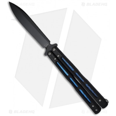 Benchmade 51BK Balisong Butterfly Knife G-10 Handle (4.25" Black) - Blade HQ