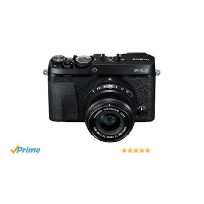 Amazon.com : Fujifilm X-E3 Mirrorless Digital Camera w/XF23mmF2 R WR Kit - Black
