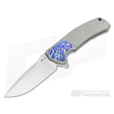 Reate Knives Mini Horizon-D Mokuti Titanium M390 Frame Lock Flipper Knife For Sa