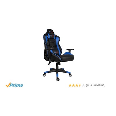Amazon.com: Kinsal Ergonomic Leather High-back Swivel Chair with Headrest and Lu