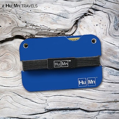 HuMn Wallet Mini Aluminum - Slim, Minimalist, Expandable, RFID Blocking 