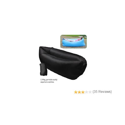Amazon.com : Inflatable Outdoor Air Sleep Sofa Couch Portable Furniture Sleeping