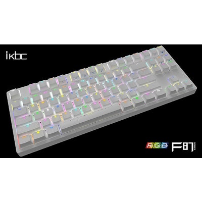 ikbc WHITE F87 RGB
